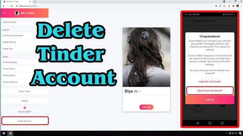 hoe verwijder je tinder account|How to Delete a Tinder Account